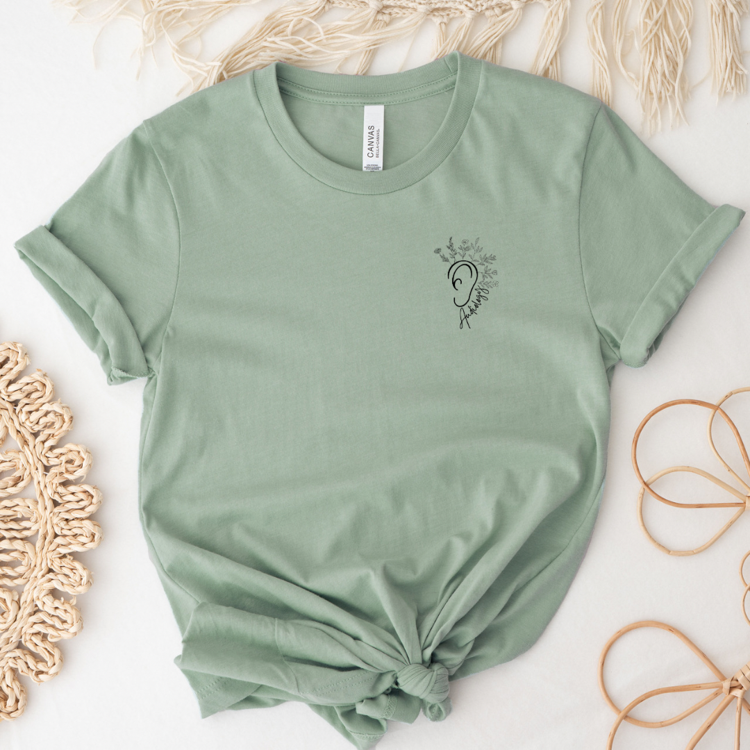 Audiology Wildflowers SageTee