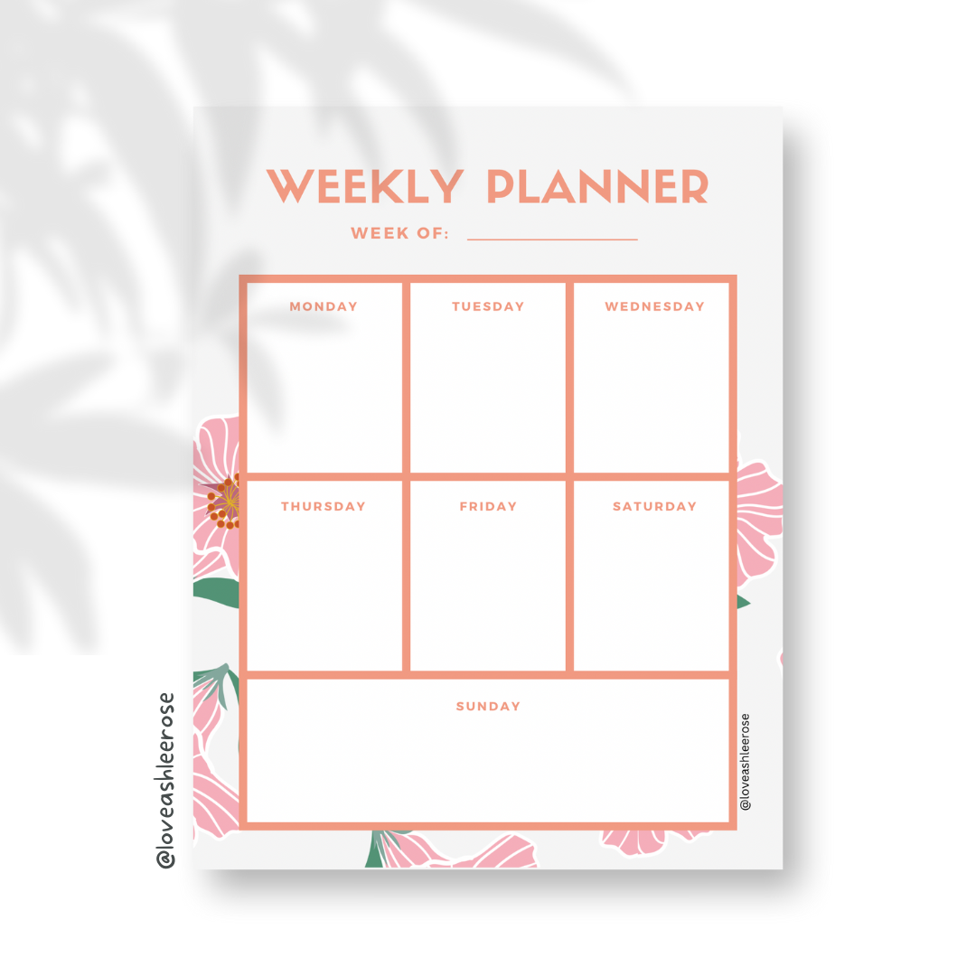 Weekly Planner Savannah