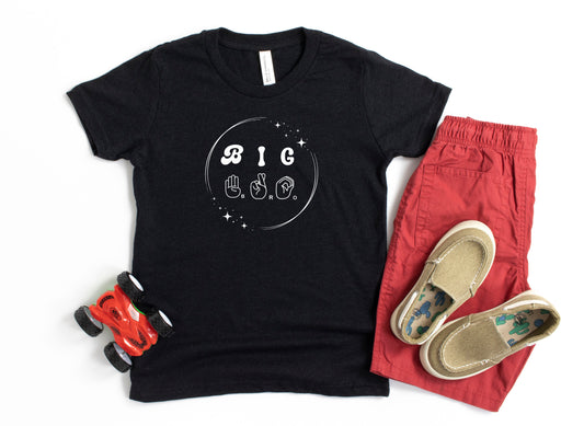Big Brother Toddler to Youth  Black Tee