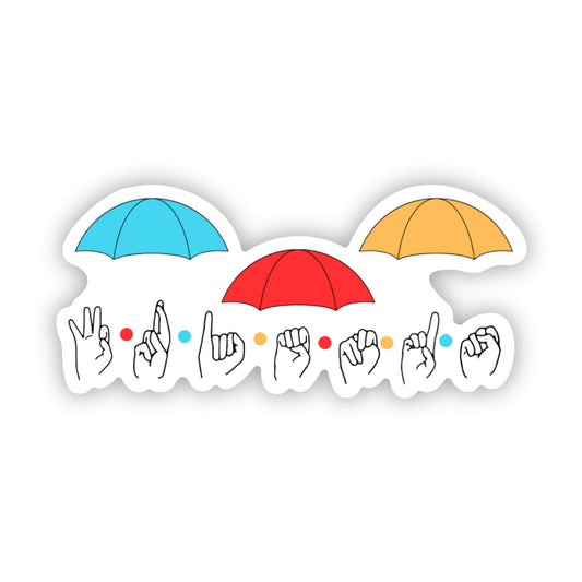Friends Umbrella Sticker