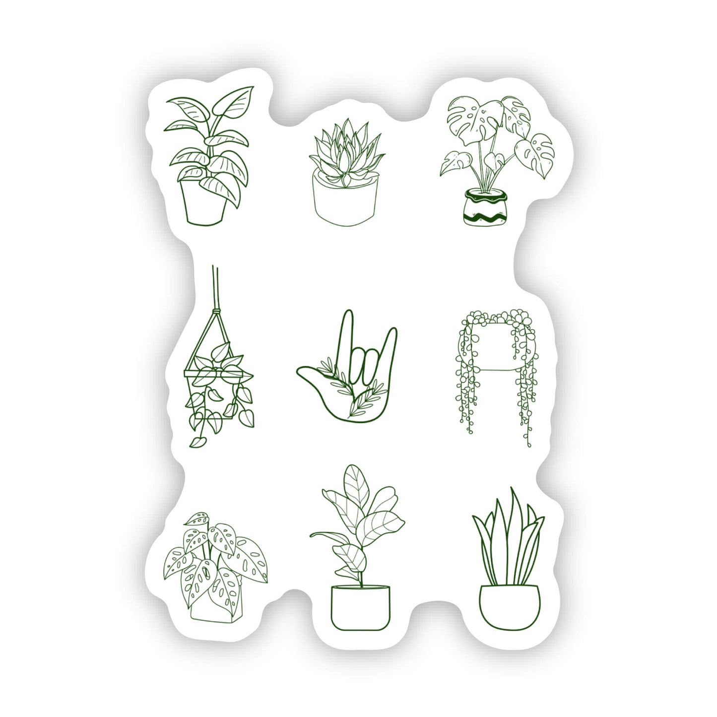 Plants Sticker Set