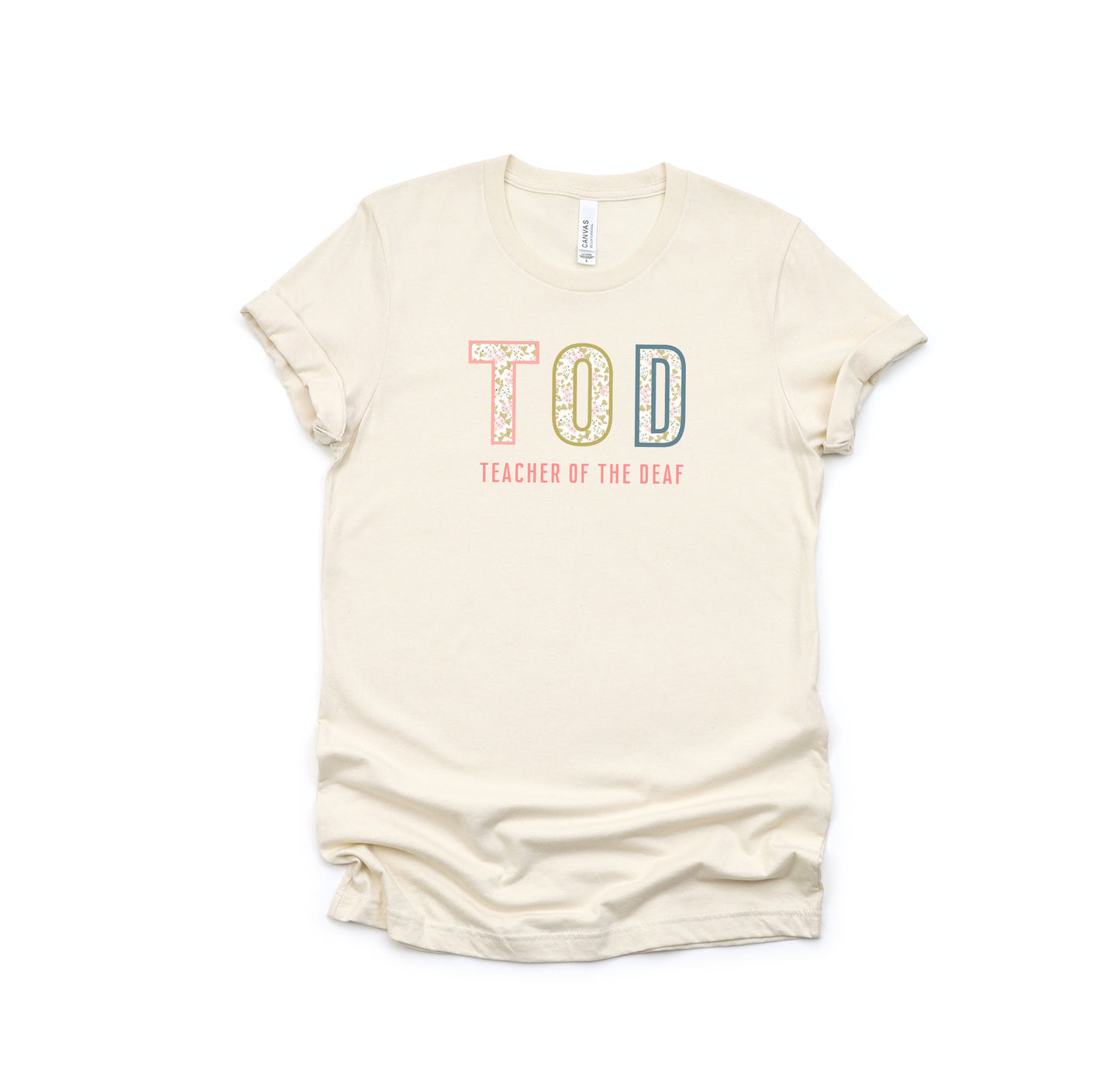 TOD Floral Cream Tee