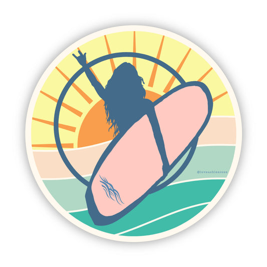 ILY Beach Life Sticker