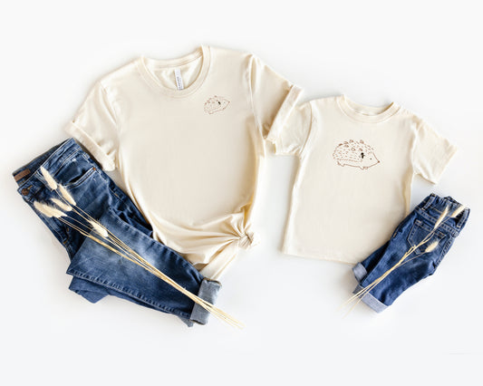 Hedge Hog CI Cream Toddler, Youth, and Adult Tees