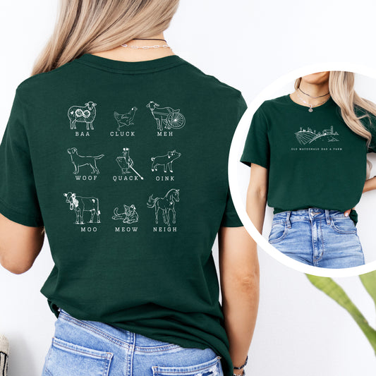 Old Macdonald Had a Farm Green  Inclusion Tee