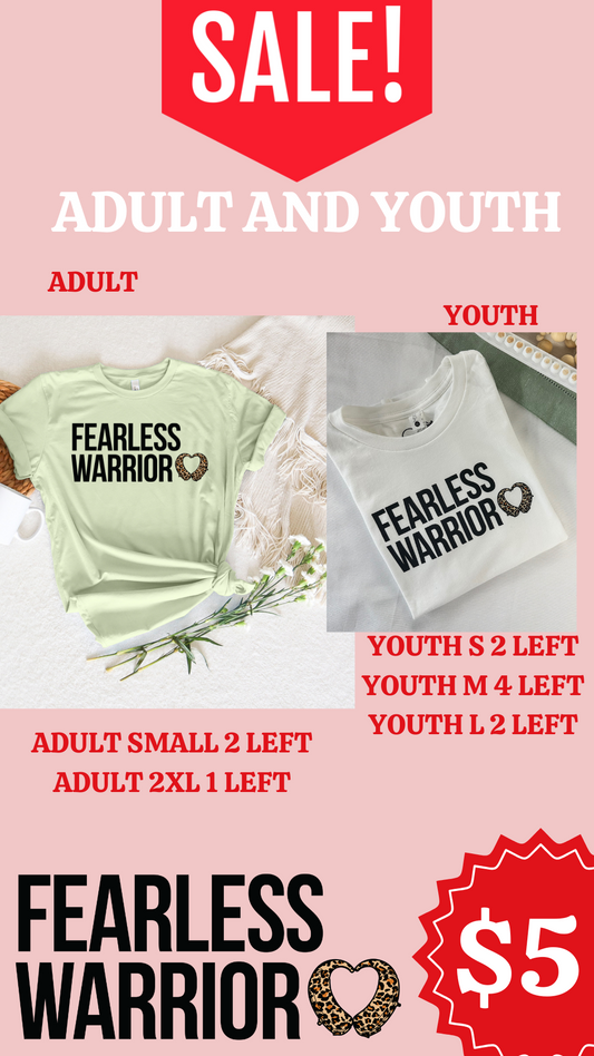 $5 FEARLESS WARRIORS TEES
