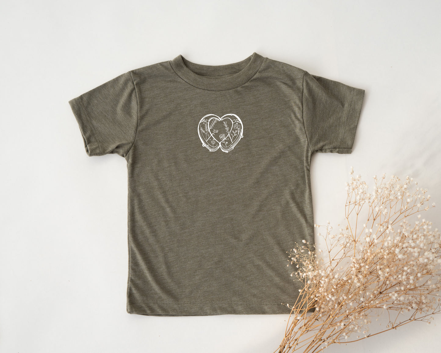 Youth Floral Hearing Aids Tee